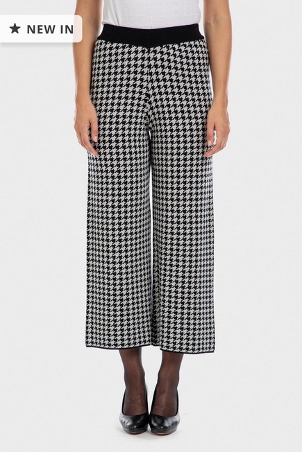 Punt Roma - Black Houndstooth Trousers